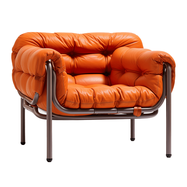 Danish Leather Lounge Chair