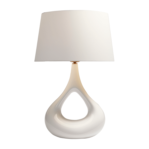 Promenade White Table Lamp